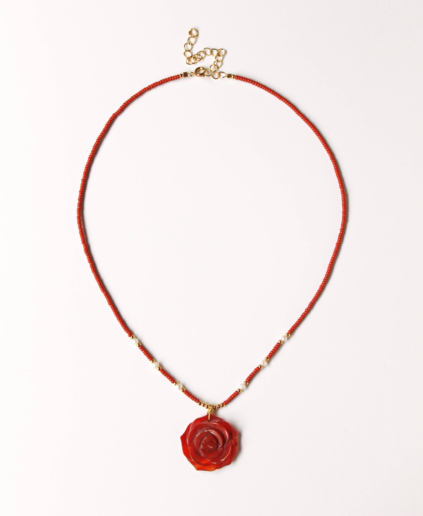 Halskette • Rose – Granat