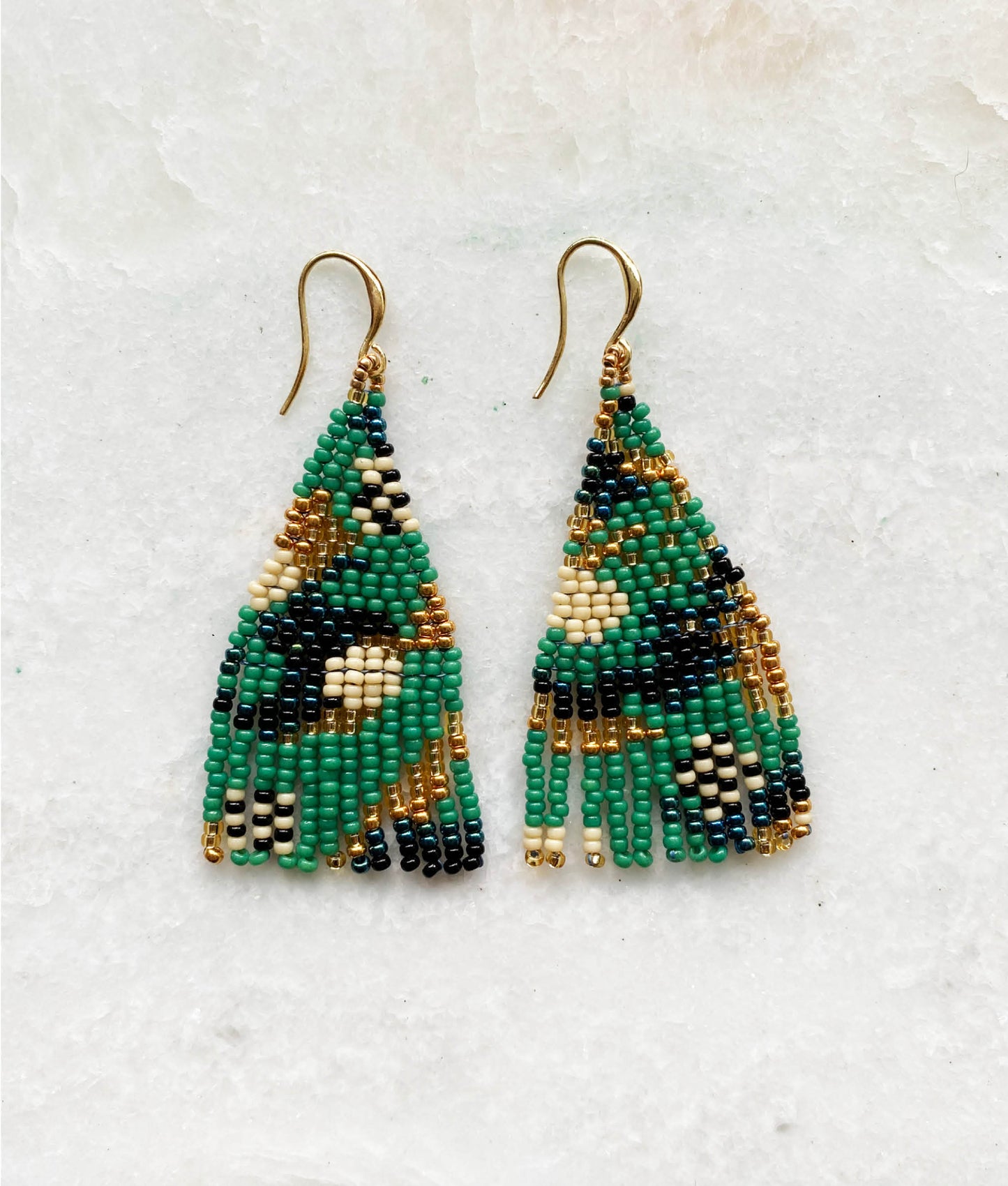 Oorbellen | Zara's • Emerald green