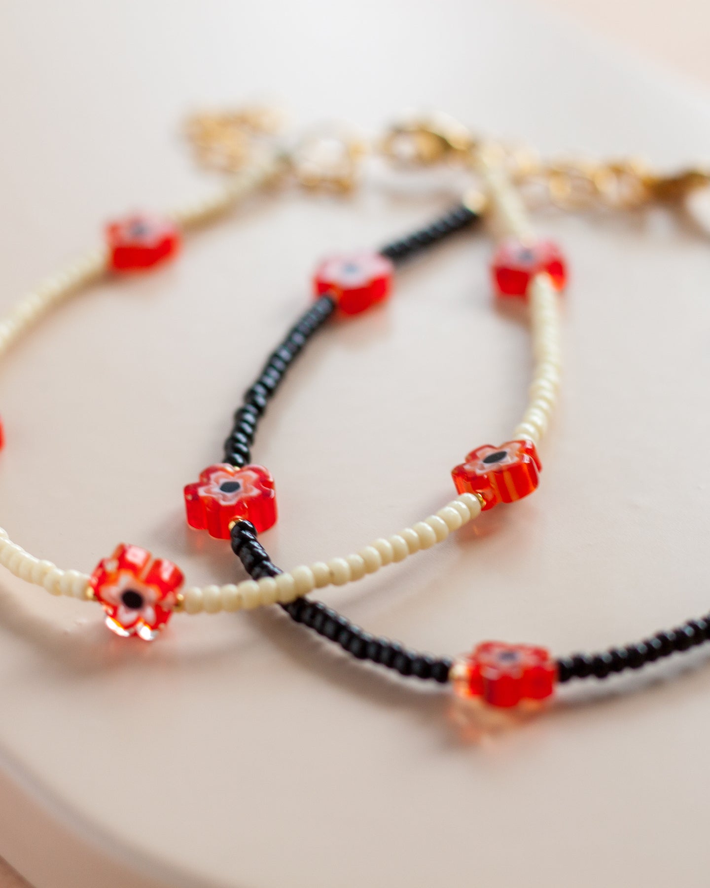 Armband • Poppy - wit