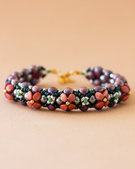 Armband • Annabelle 5 - Paars roze