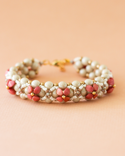 Armband • Annabelle 1 - Beige roze
