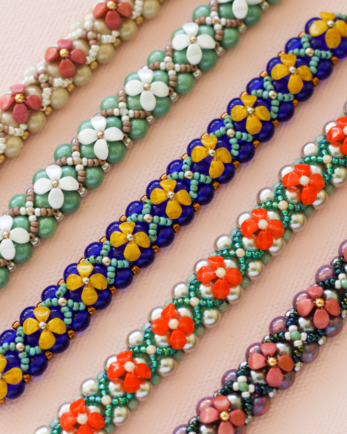 Armband • Annabelle 4 - Kobalt geel