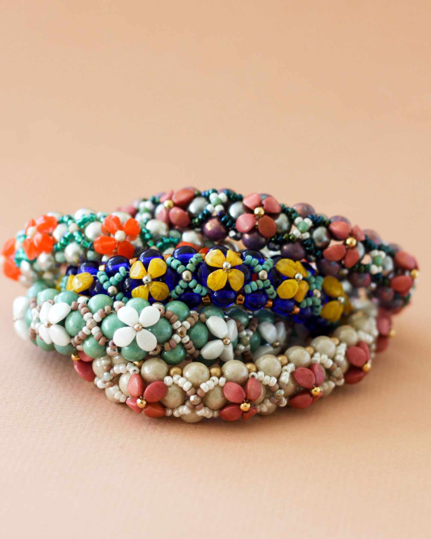 Armband • Annabelle 3 - Oranje Mint