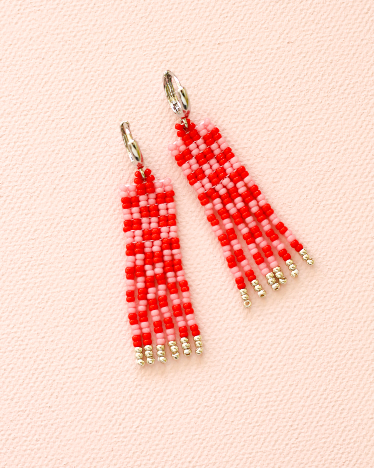 Oorbellen • CHECK 7: Hot & Pink