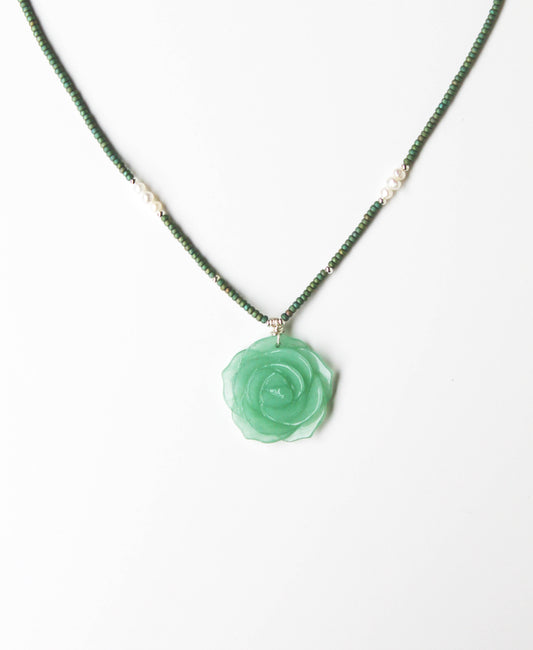 Necklace • Rose - Aventurine