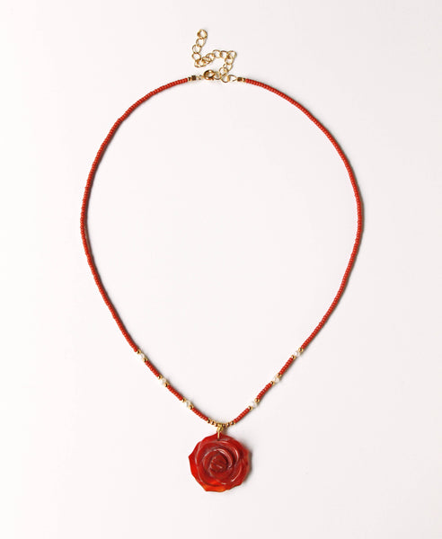 Ketting • Rose - Granaat