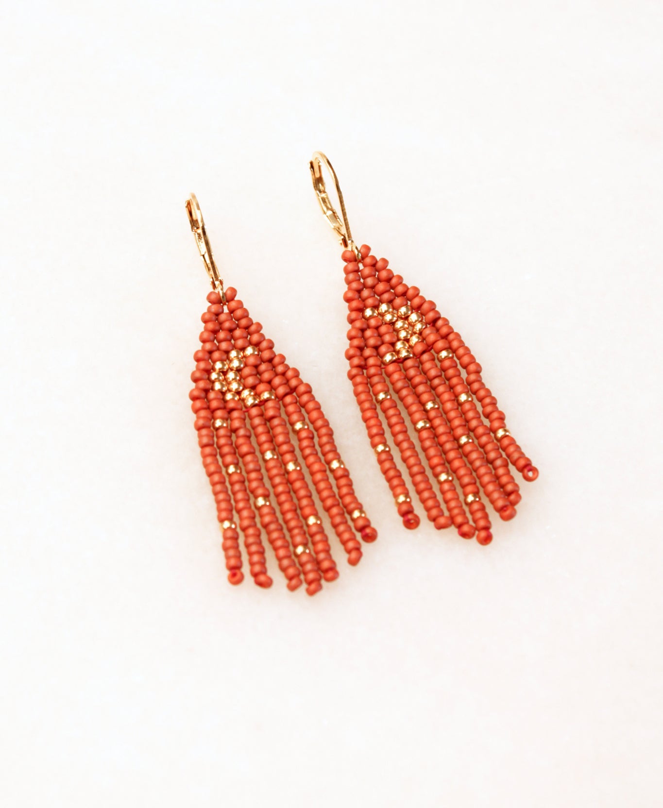 Oorbellen • Tiny Moon, zwart, goud